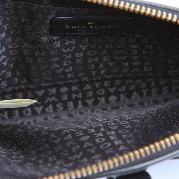 kate spade Black Leather Wallet Wristlet NWOT - Picture 12 of 13